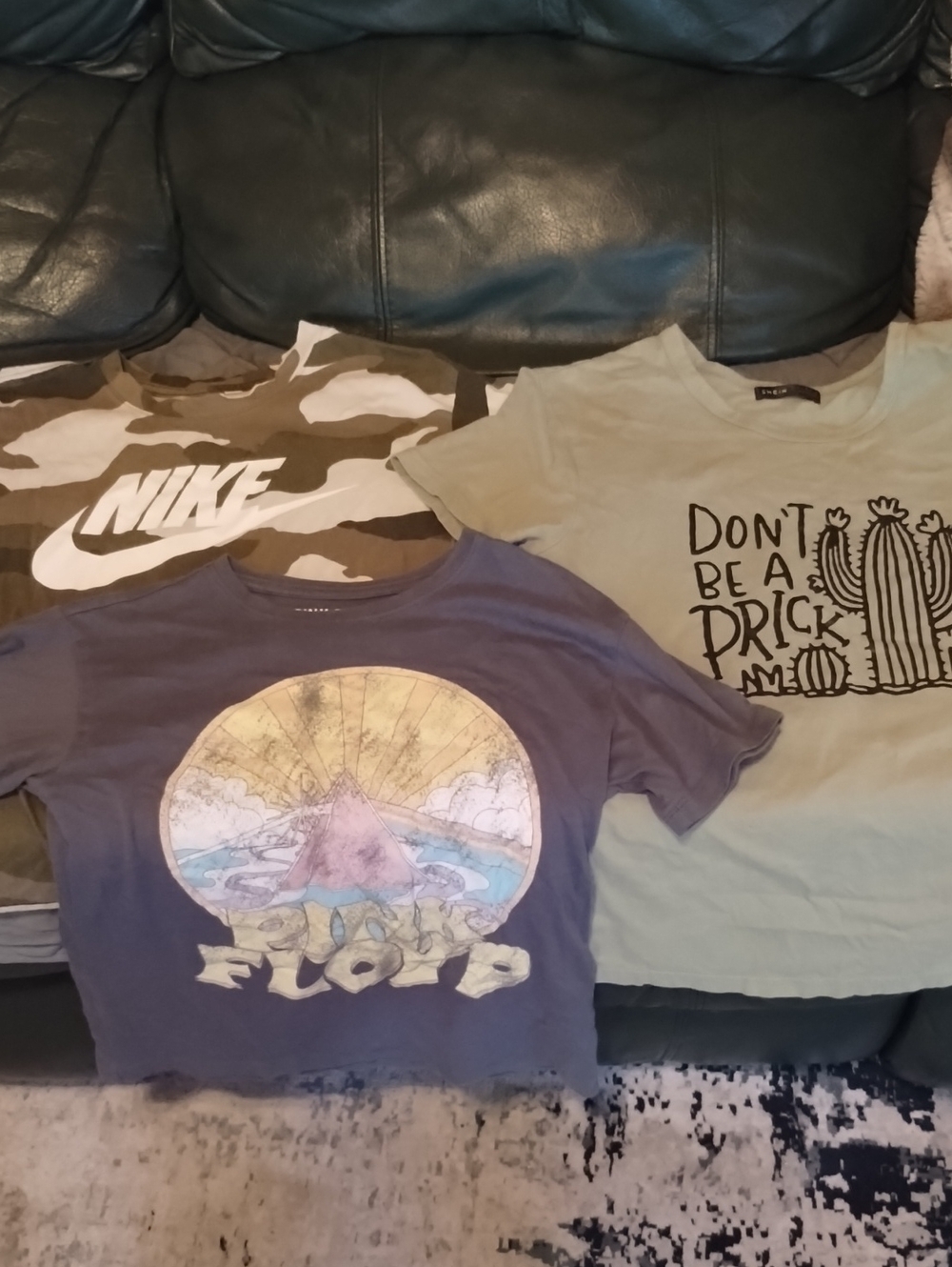 Nike, Shein And Pink Floyd Girl's Tees